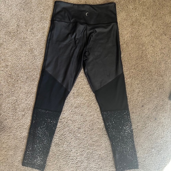 Zyia Active Leggings High Waisted‎ Athletic Workout Black Size 6-8 - Picture 4 of 5